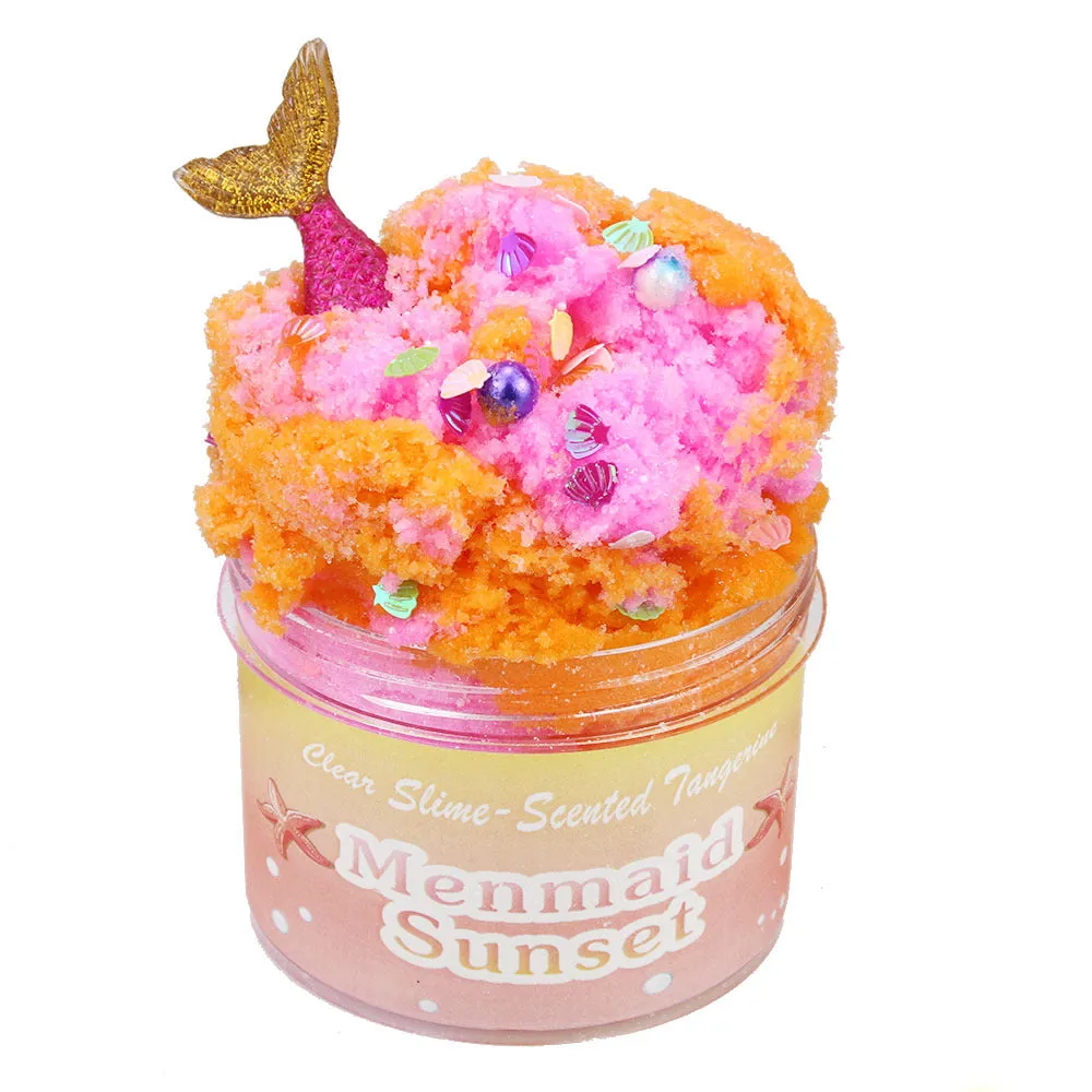 100ML Ocean Cartoon Cotton Candy Slime, TO0050