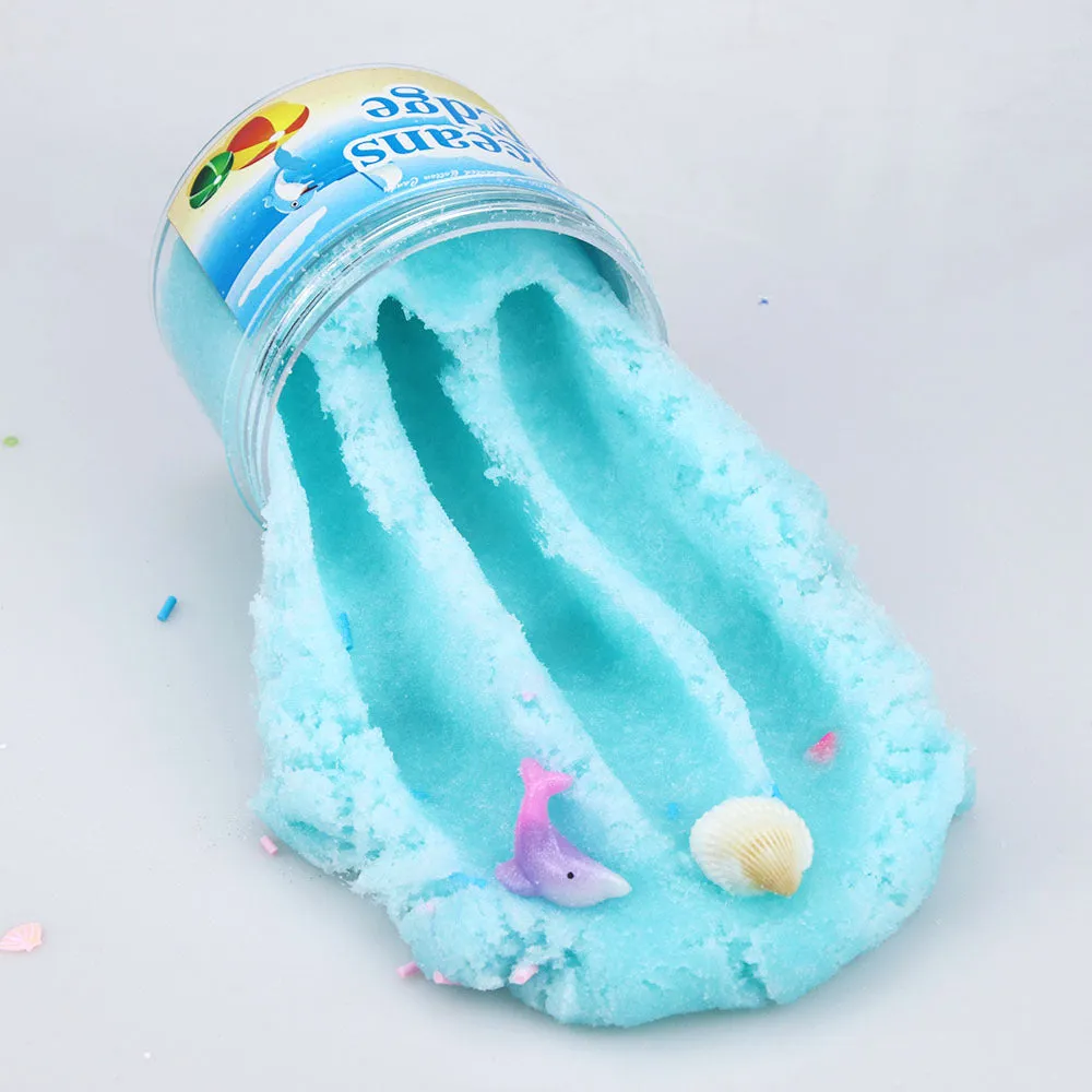 100ML Ocean Cartoon Cotton Candy Slime, TO0050