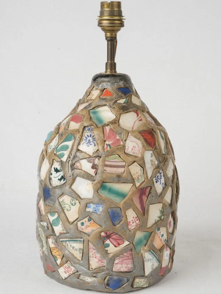 1950s Pique Assiette Mosaic Lamp