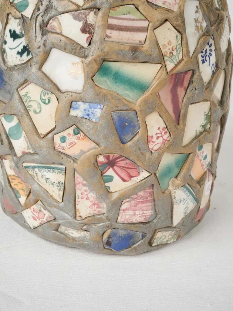 1950s Pique Assiette Mosaic Lamp