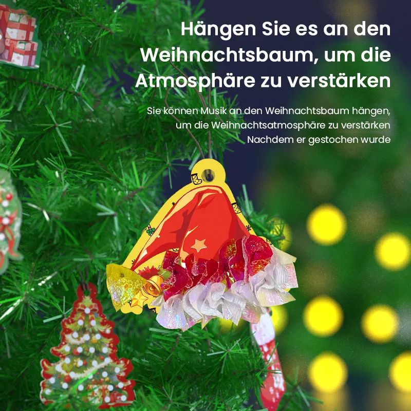 24 themenbezogene Weihnachtsbaum-DIY-Ornamente