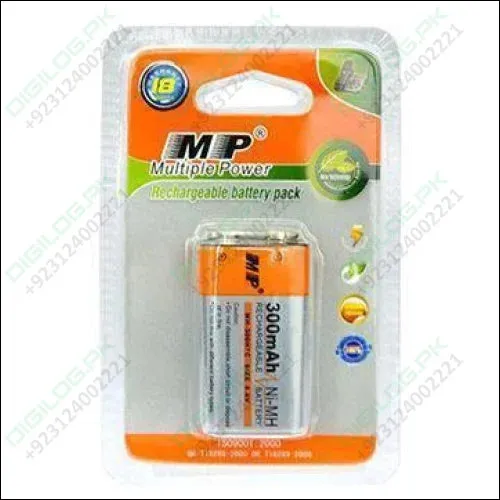 300mah Ni-mh Rechargeable 9v Battery