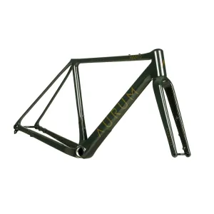 AURUM Manto Gravel Bike Disc Frameset - Green Asturias