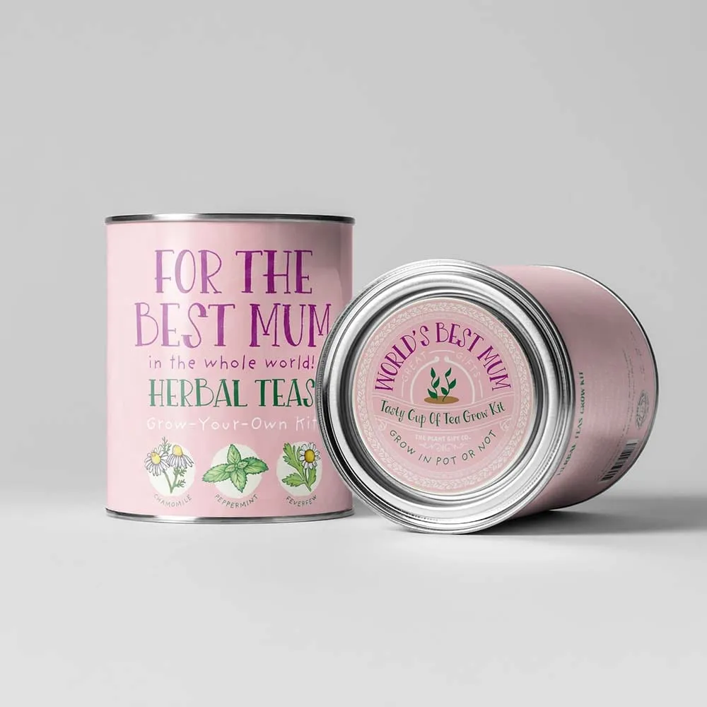 Best Mum Herbal Teas Growing Kit by The Plant Gift Co.