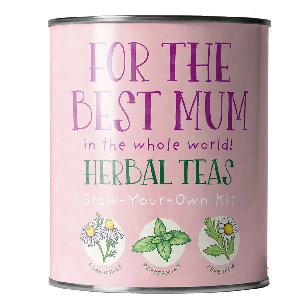 Best Mum Herbal Teas Growing Kit by The Plant Gift Co.