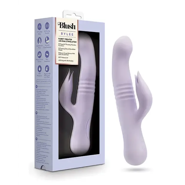 Blush Rylee Rabbit Vibrator - Lavender