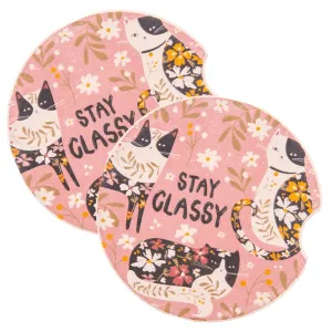 Cat Car Coasters Set of 2