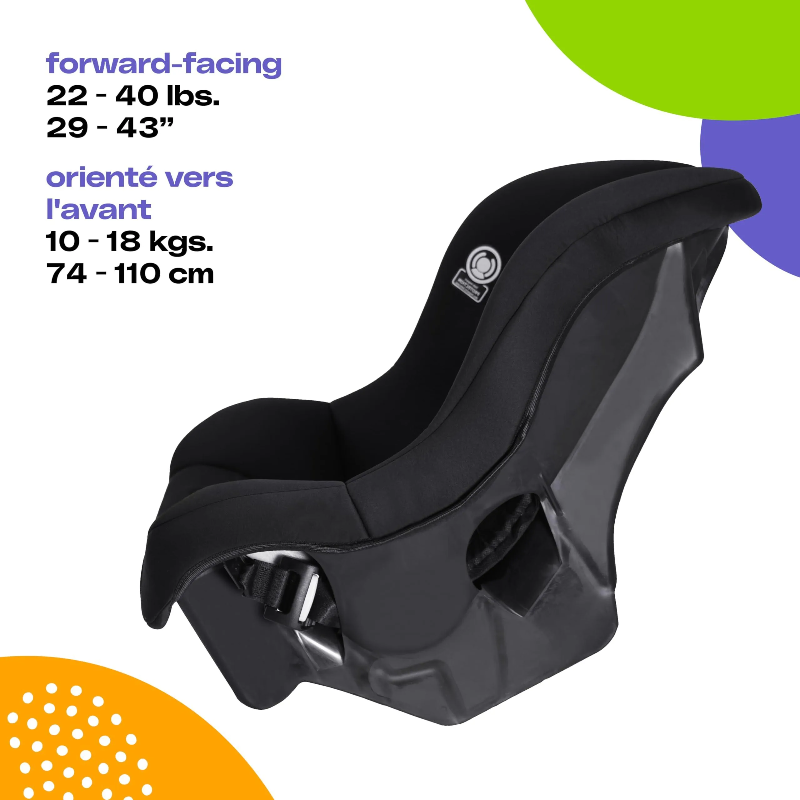 Cosco Scenera Next Convertible Car Seat, Blackout