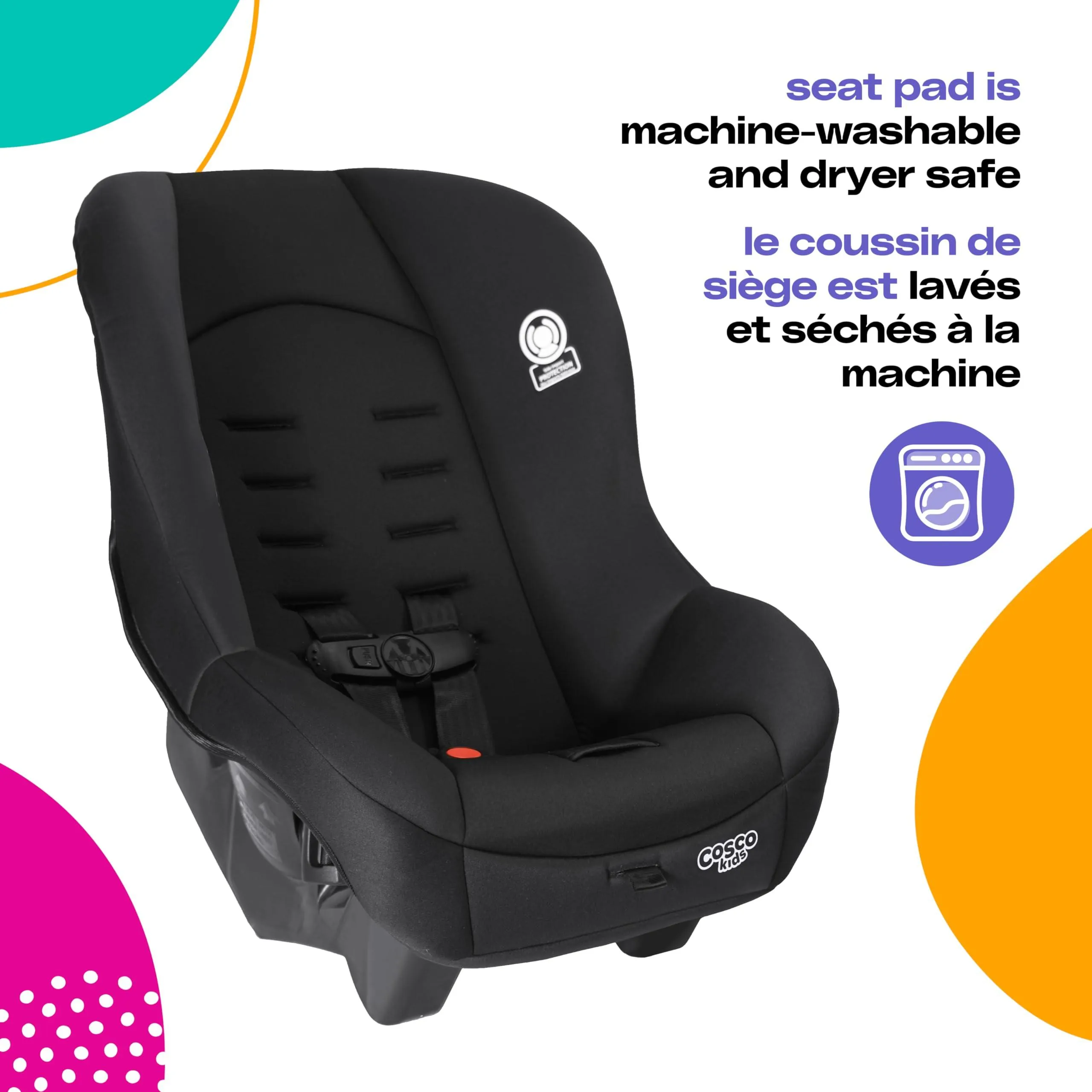 Cosco Scenera Next Convertible Car Seat, Blackout