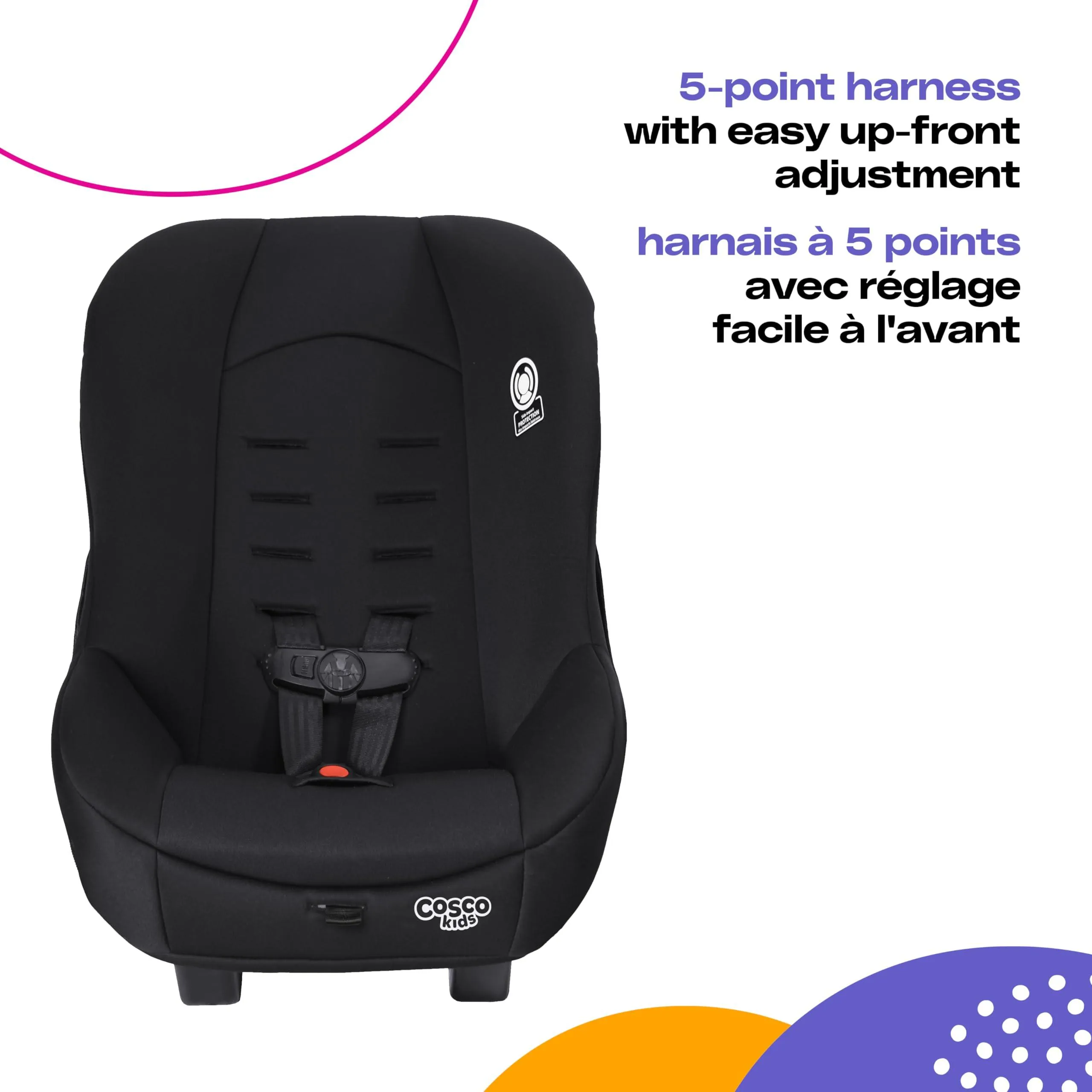 Cosco Scenera Next Convertible Car Seat, Blackout