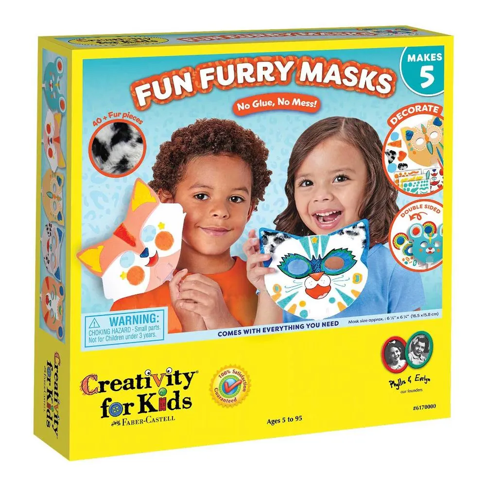 Creativity for Kids Fun Furry Mask Kit Ages 5 