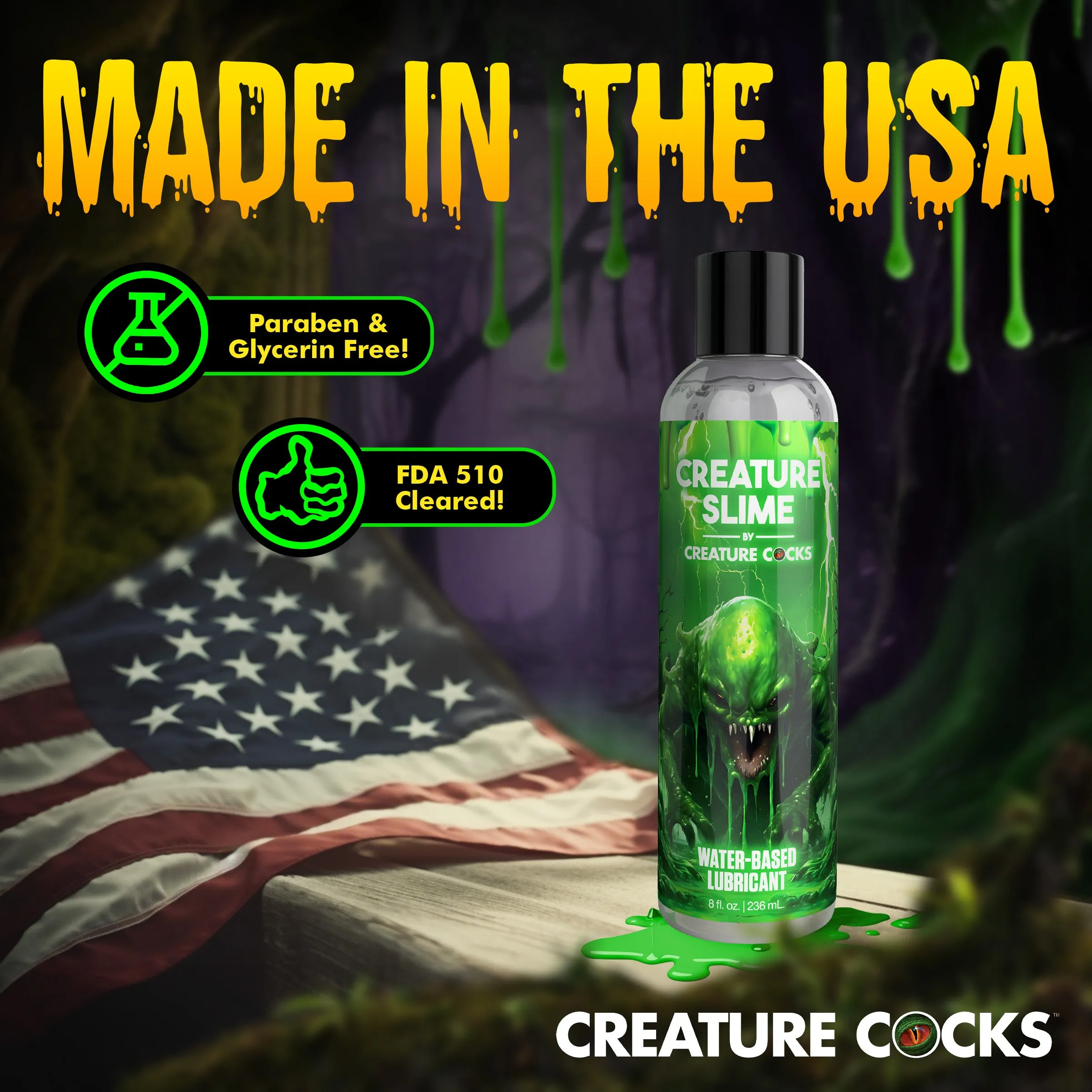 Creature Slime Water-Based Lubricant 8oz