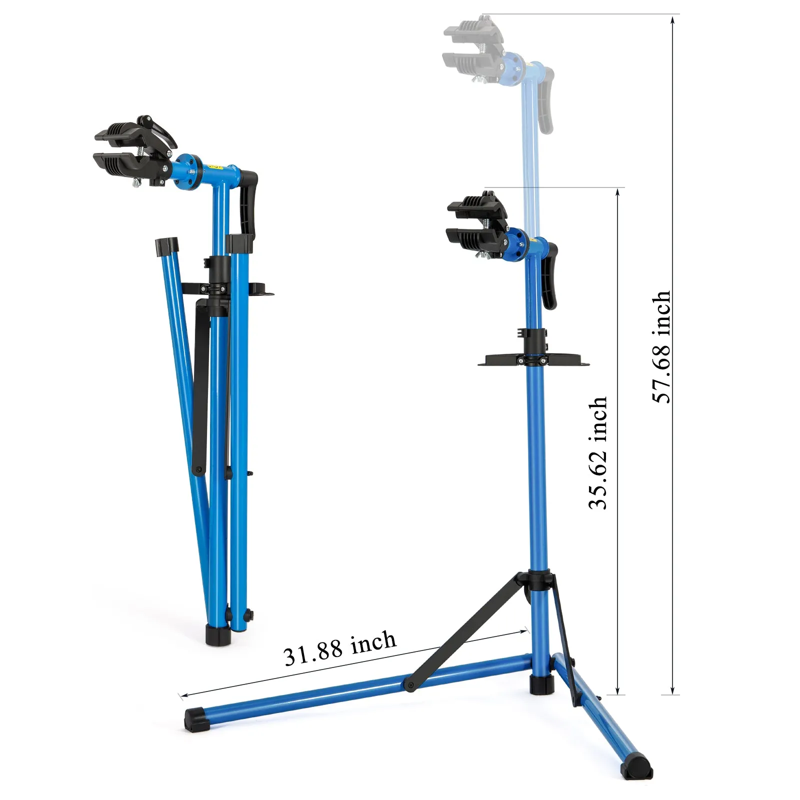 CXWXC Bike Repair Stand -Shop Home Bicycle Mechanic Maintenance Rack- Welded Head Height Adjustable