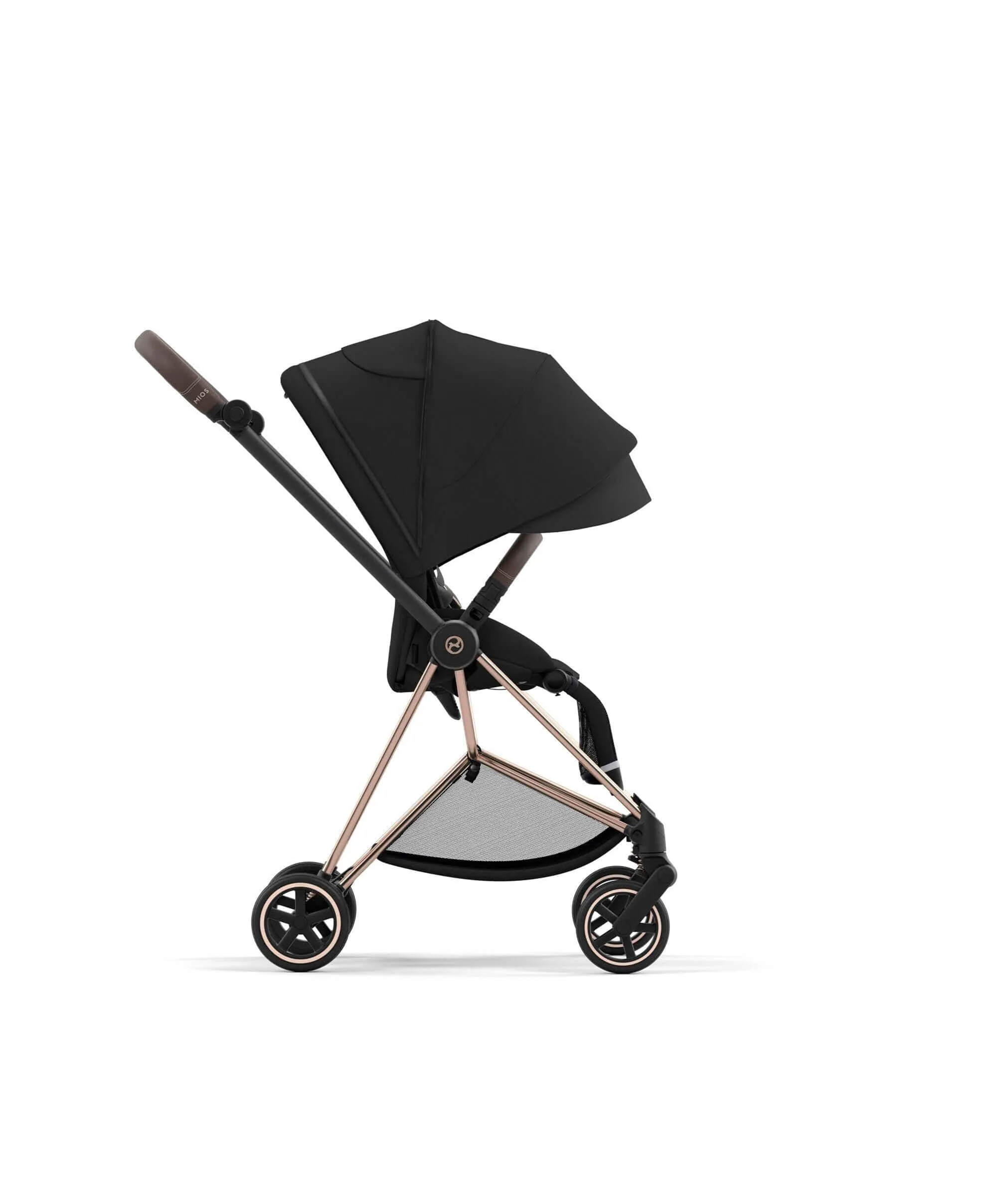 Cybex Mios 5 Piece Complete Pushchair Bundle - Rose Gold/Sepia Black