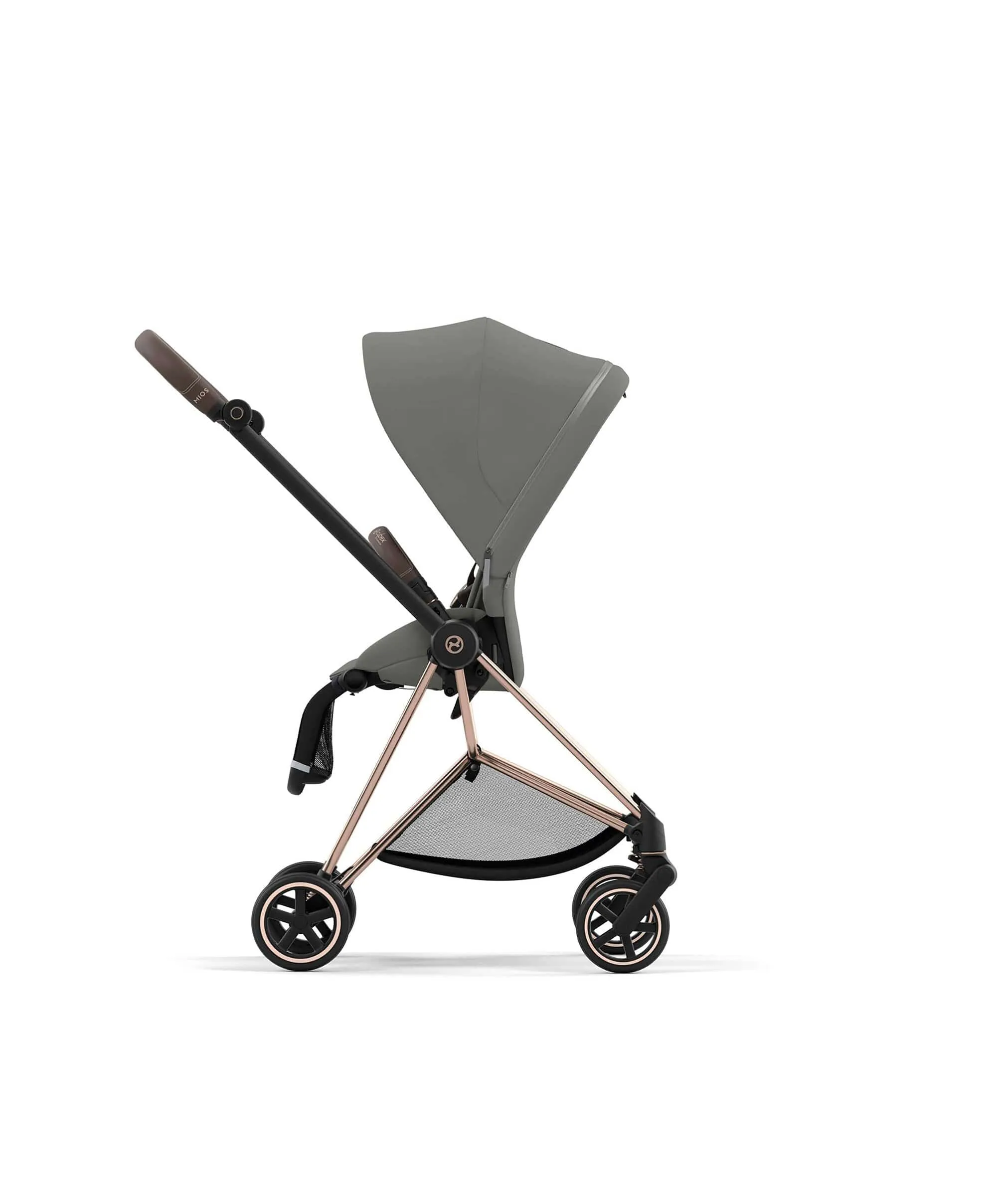 Cybex Mios 5 Piece Complete Pushchair Bundle - Rose Gold/Sepia Black