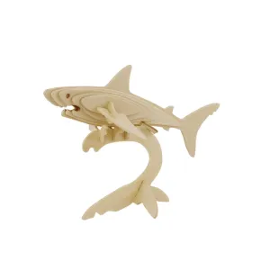 DIY Shark 3D Wooden Puzzle