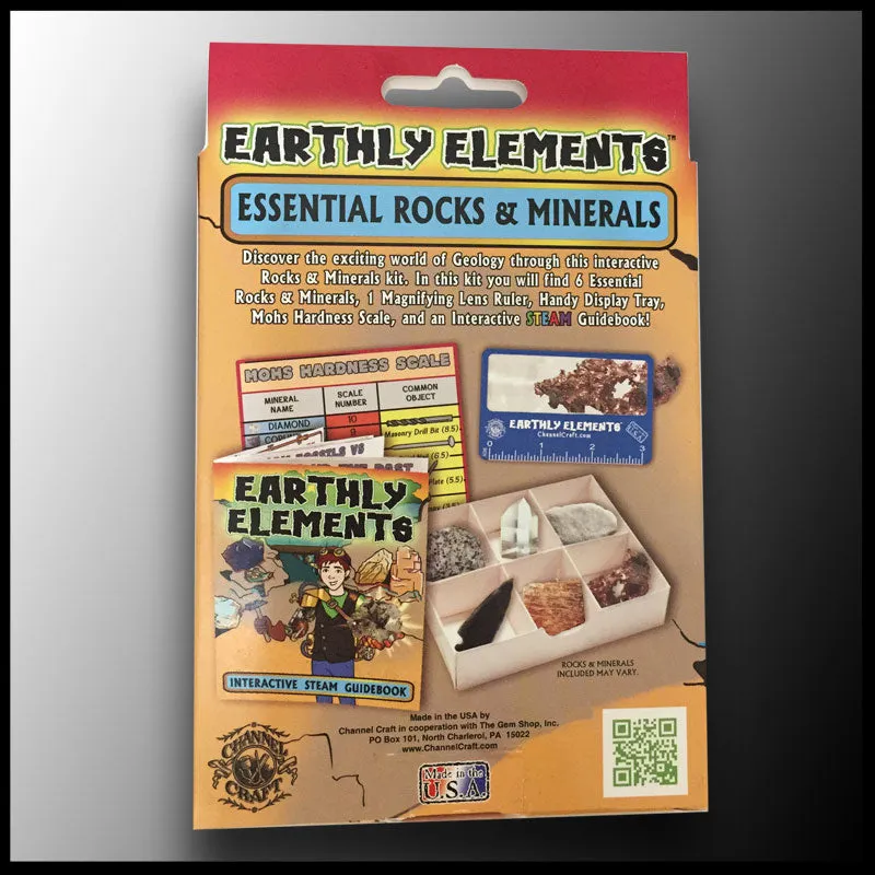 Earthly Elements: Essential Rocks & Minerals Kit - Case of 12