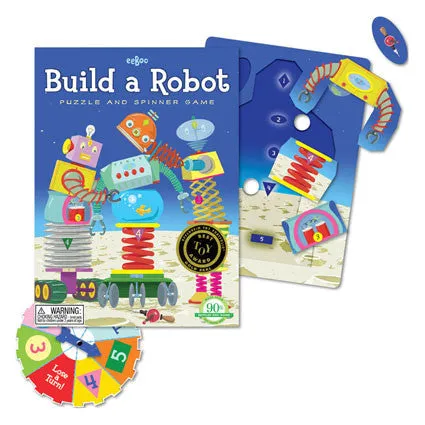 Eeboo Build a Robot Spinner Game