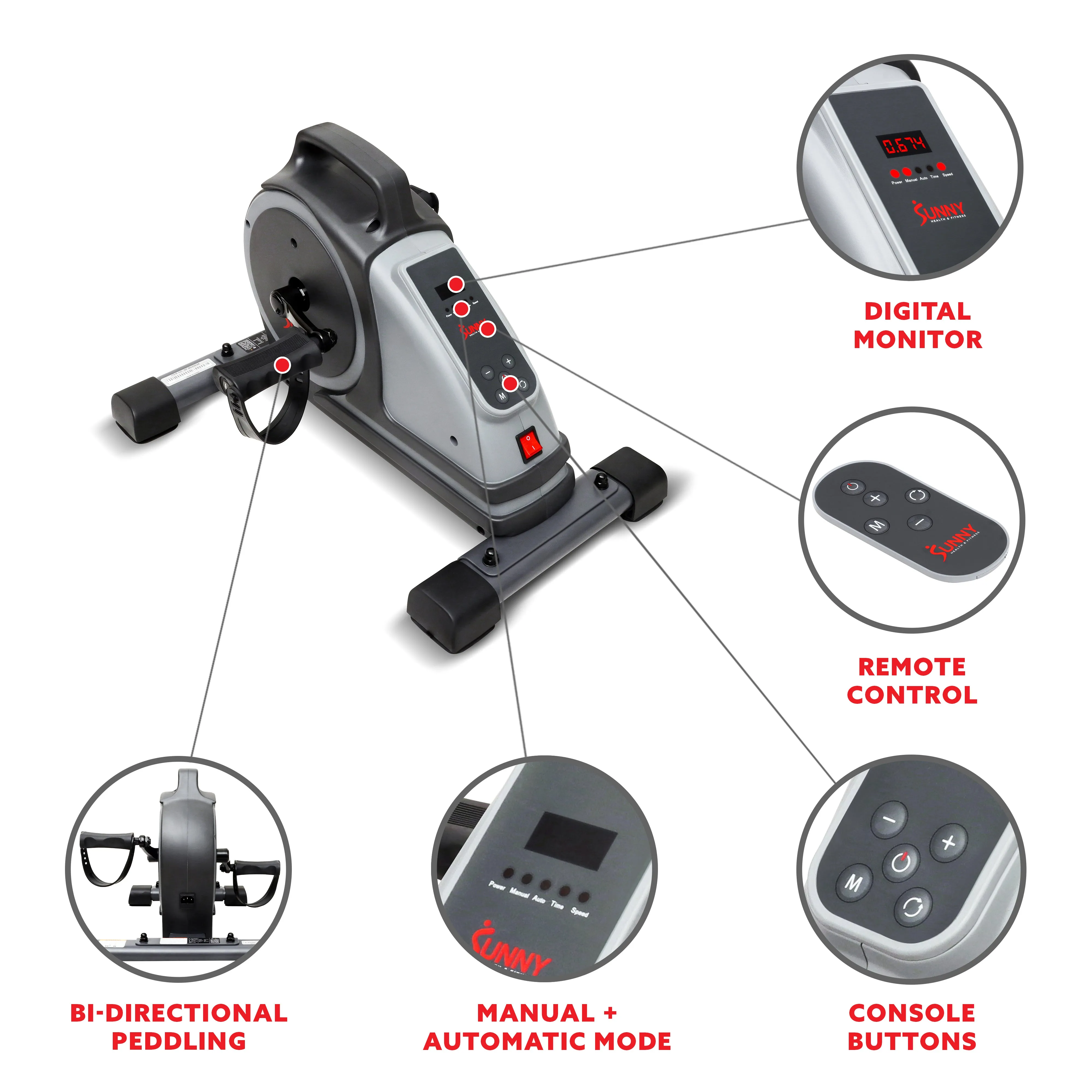 Electromagnetic Mini Exercise Bike