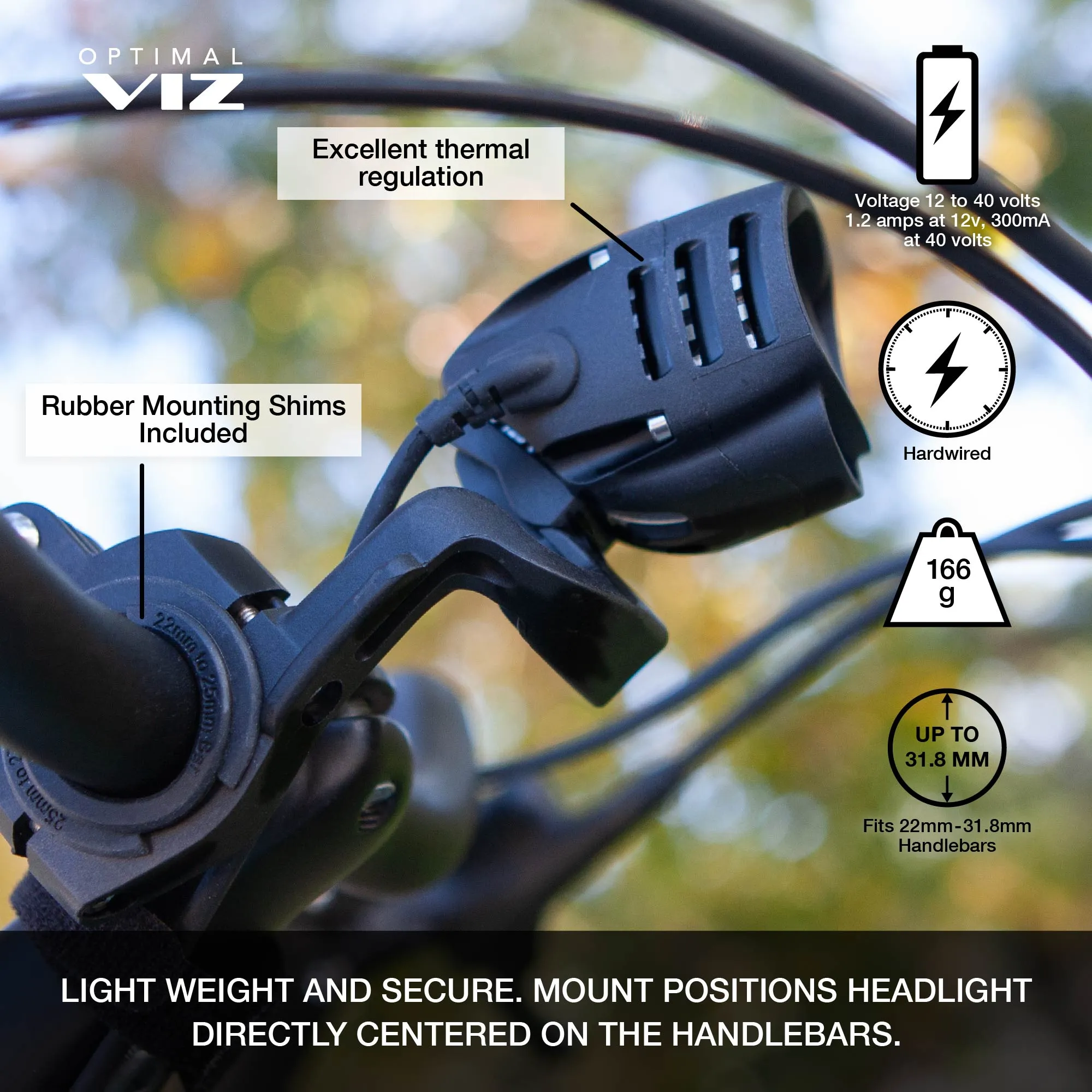 Epro™ 1000 Electric Bike Front Light