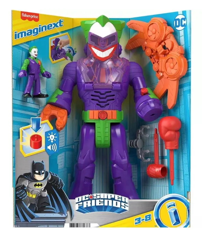 Fisher-Price Imaginex DC Super Friends Insider Action Figure The Joker