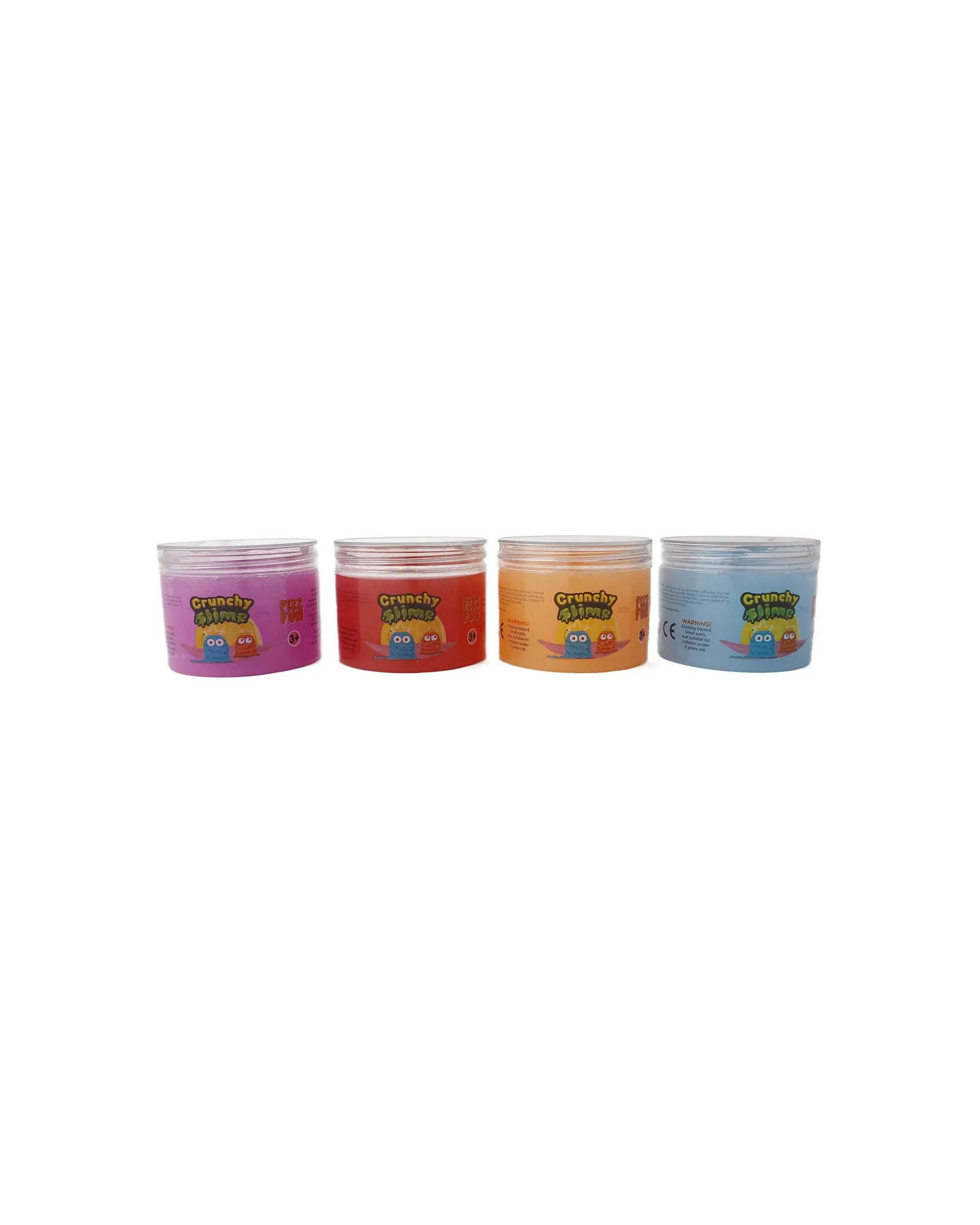 Fizz Fun Crunchy Slime 250g - 4 Assorted