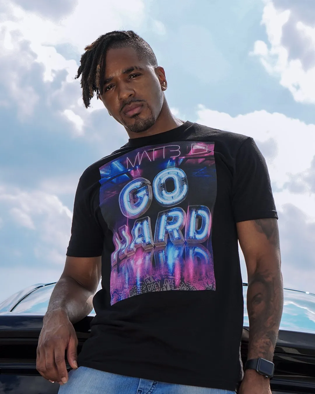 Go Hard Tee In collab. with Matt B