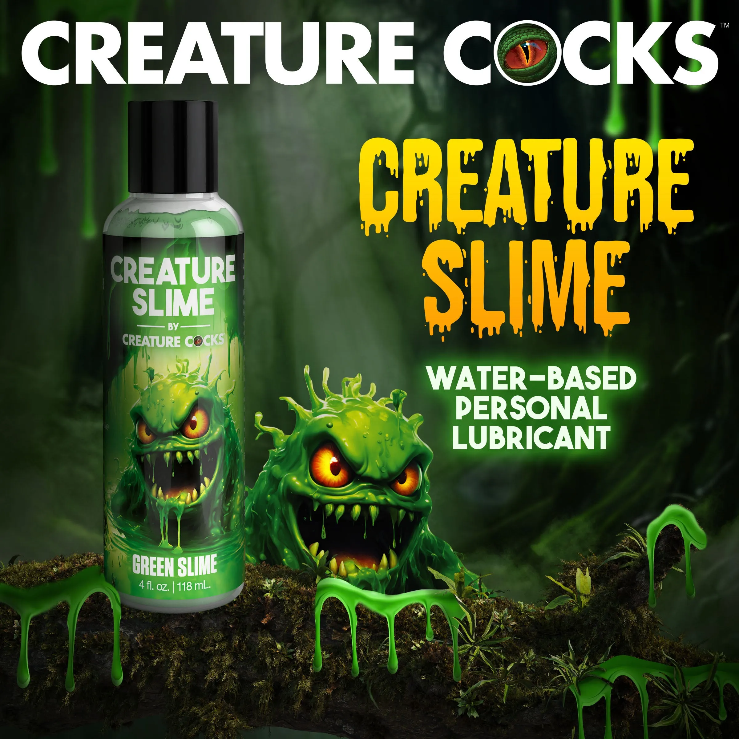 Green Creature Slime Water-based Lubricant