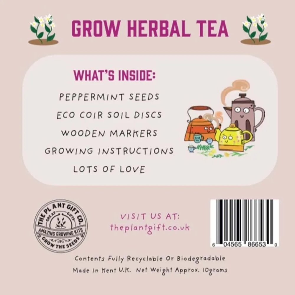 Herbal Tea Mini Grow Kit by The Plant Gift Co.