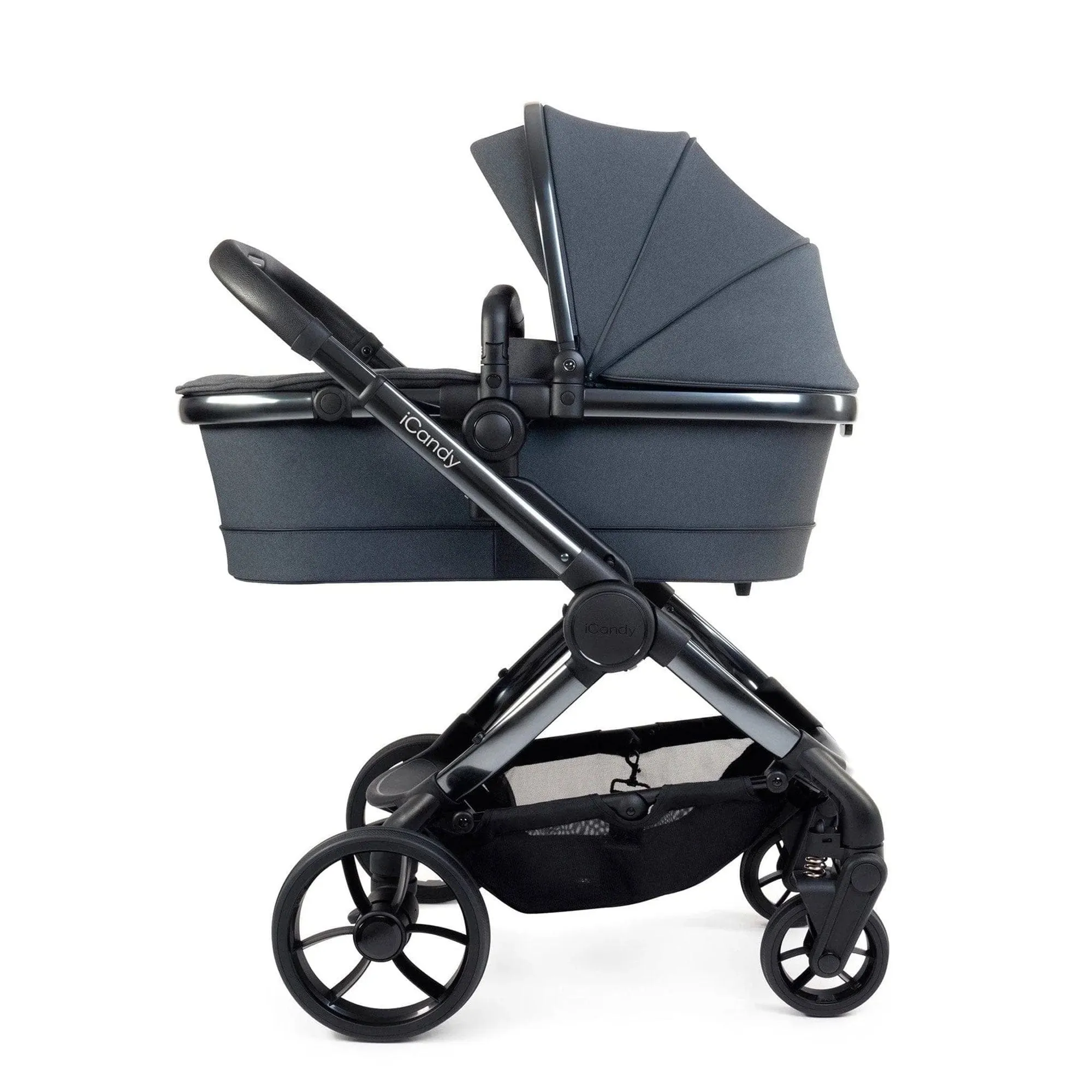 iCandy Peach 7 Complete Bundle with COCOON Car Seat in Dark Grey