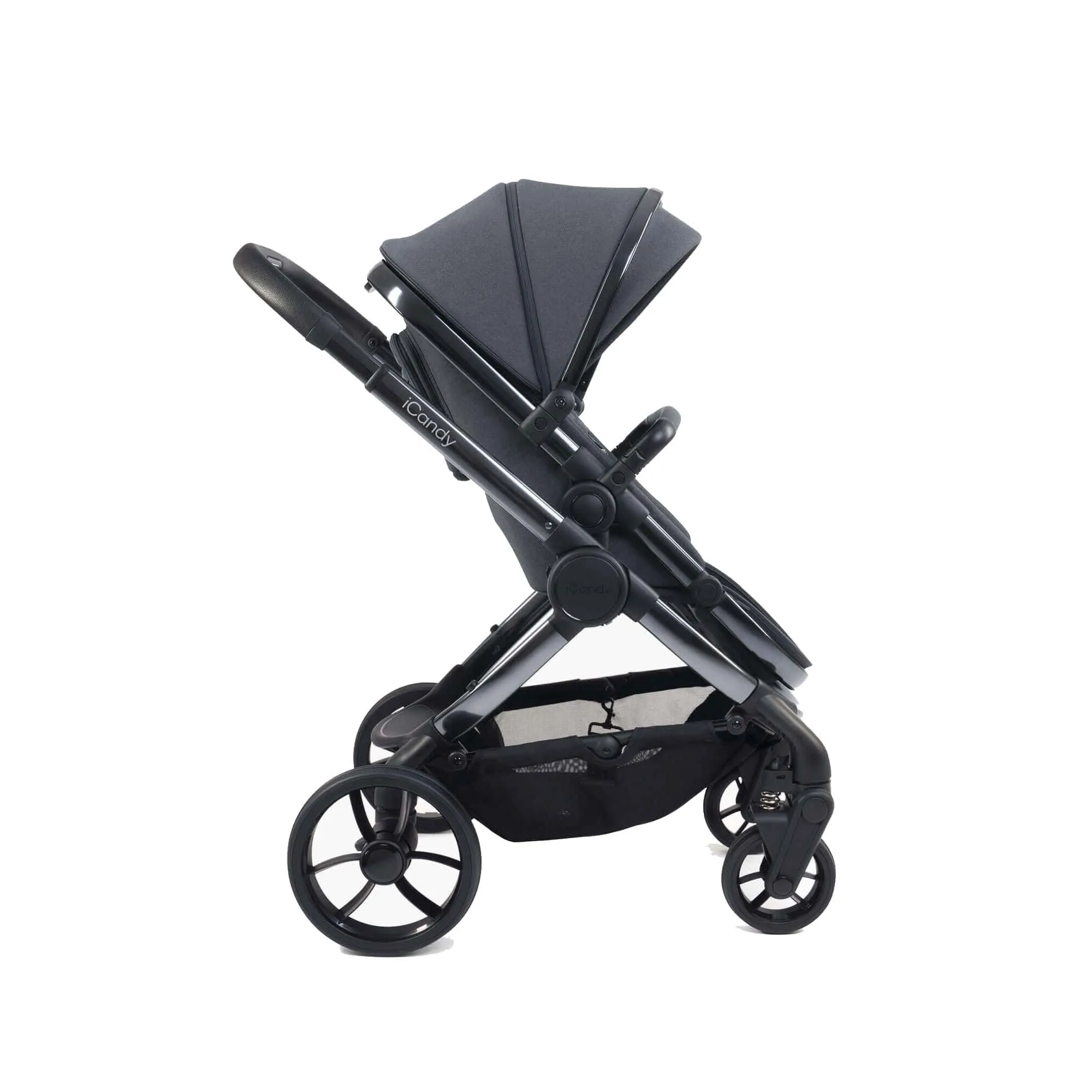 iCandy Peach 7 Complete Bundle with COCOON Car Seat in Dark Grey