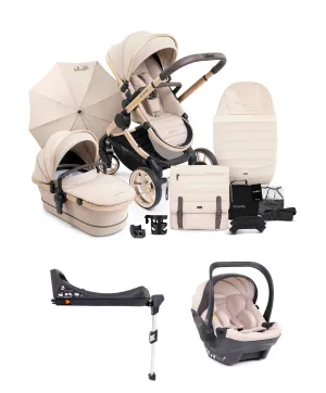 iCandy Peach 7 Complete Pushchair Bundle with Cocoon Car Seat - Biscotti/Latte