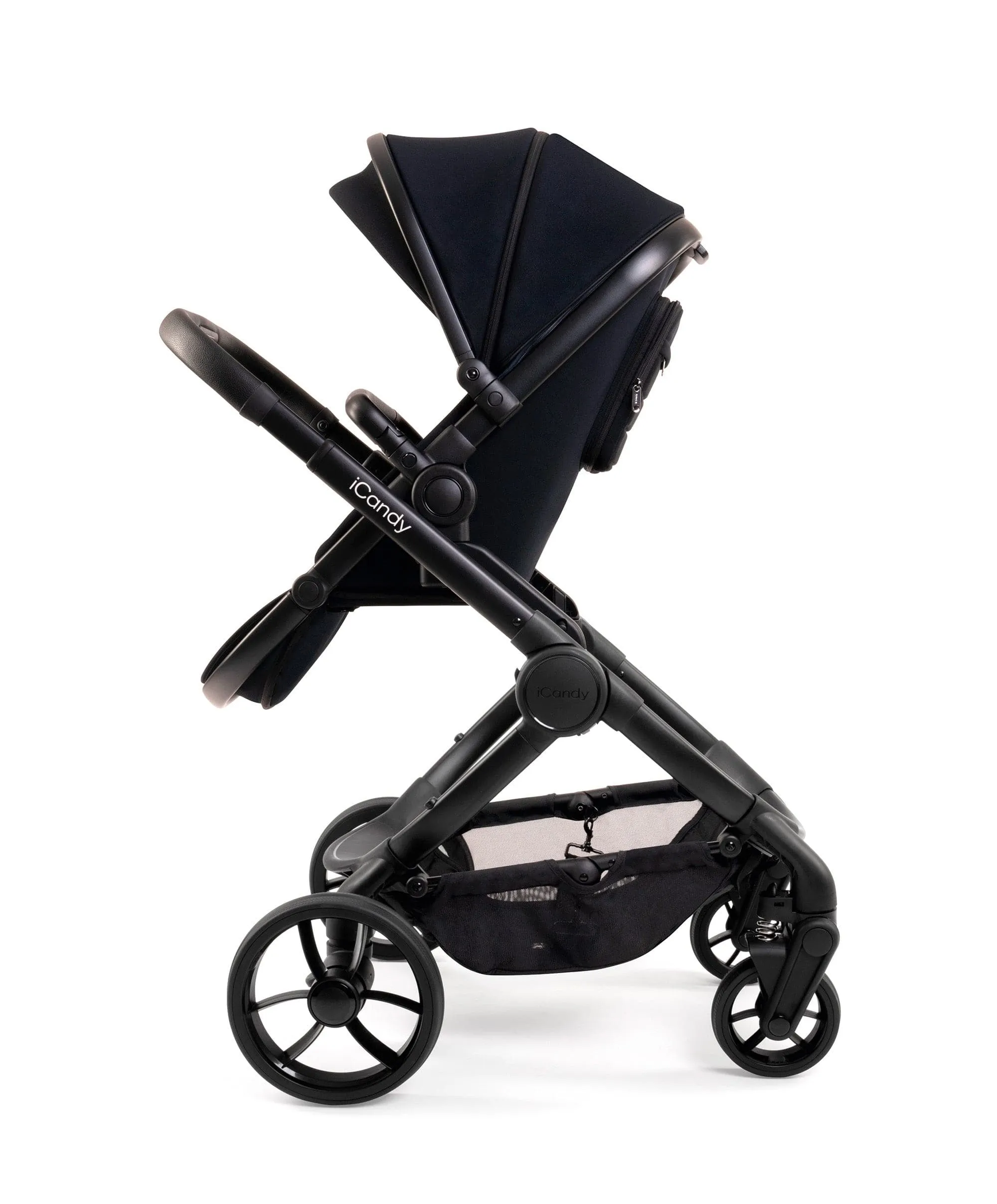 iCandy Peach 7 Complete Pushchair Bundle with Maxi-Cosi Pebble 360 & Base - Black