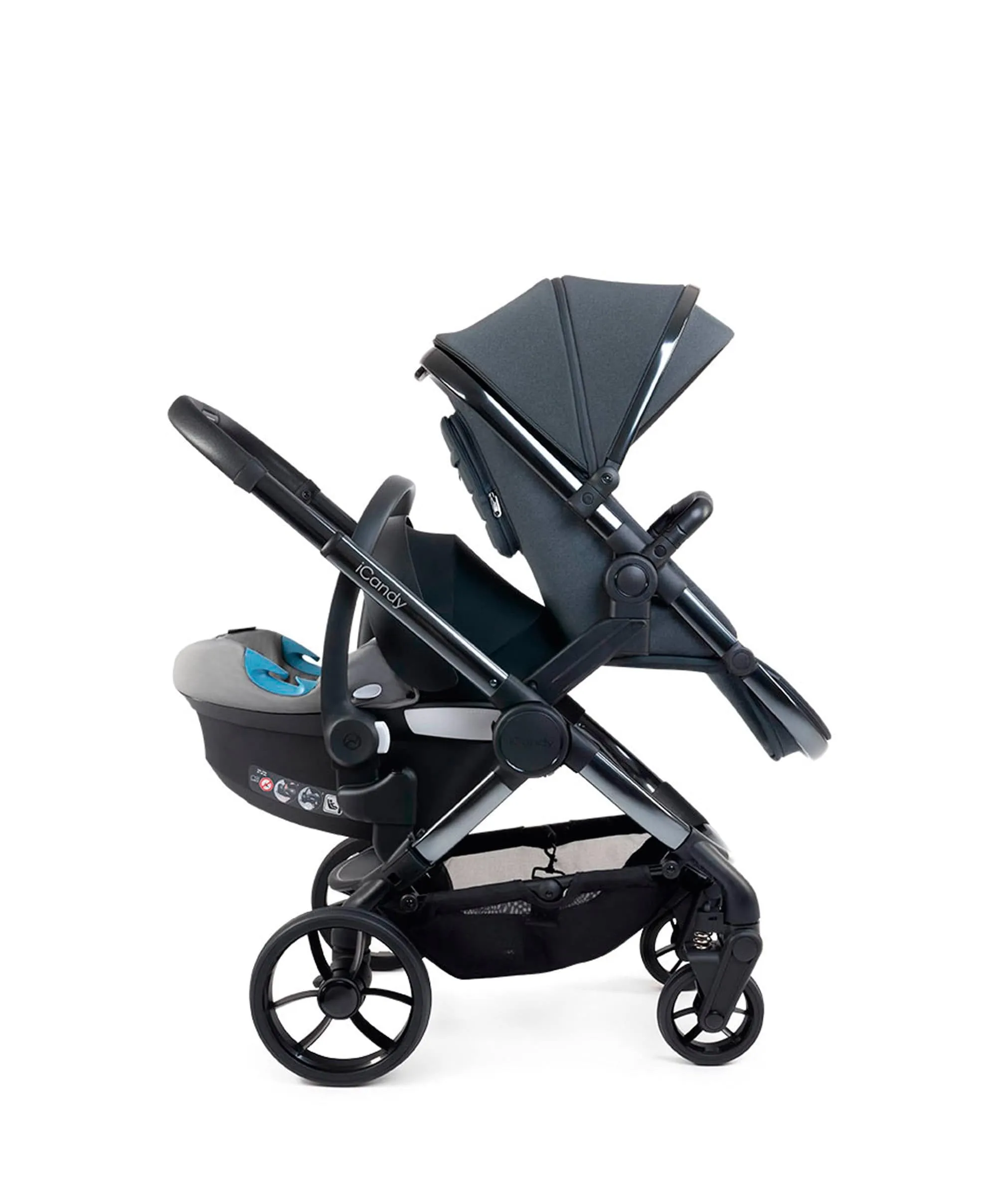 iCandy Peach 7 Double Pushchair Bundle - Truffle