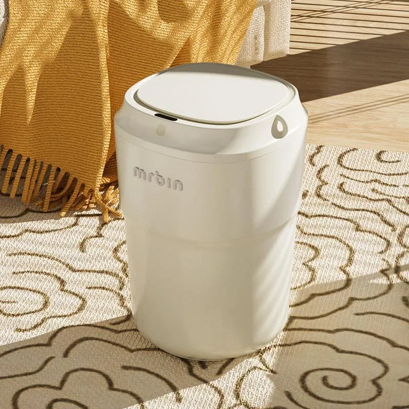 Innovative Coffee Cup-Inspired Motion Sensor Trash Can with Advanced Features