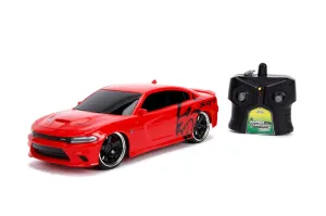 Jada Hyper Chargers Big Time Muscle Remote Control 1:16 2015 Dodge Charger Srt Hellcat