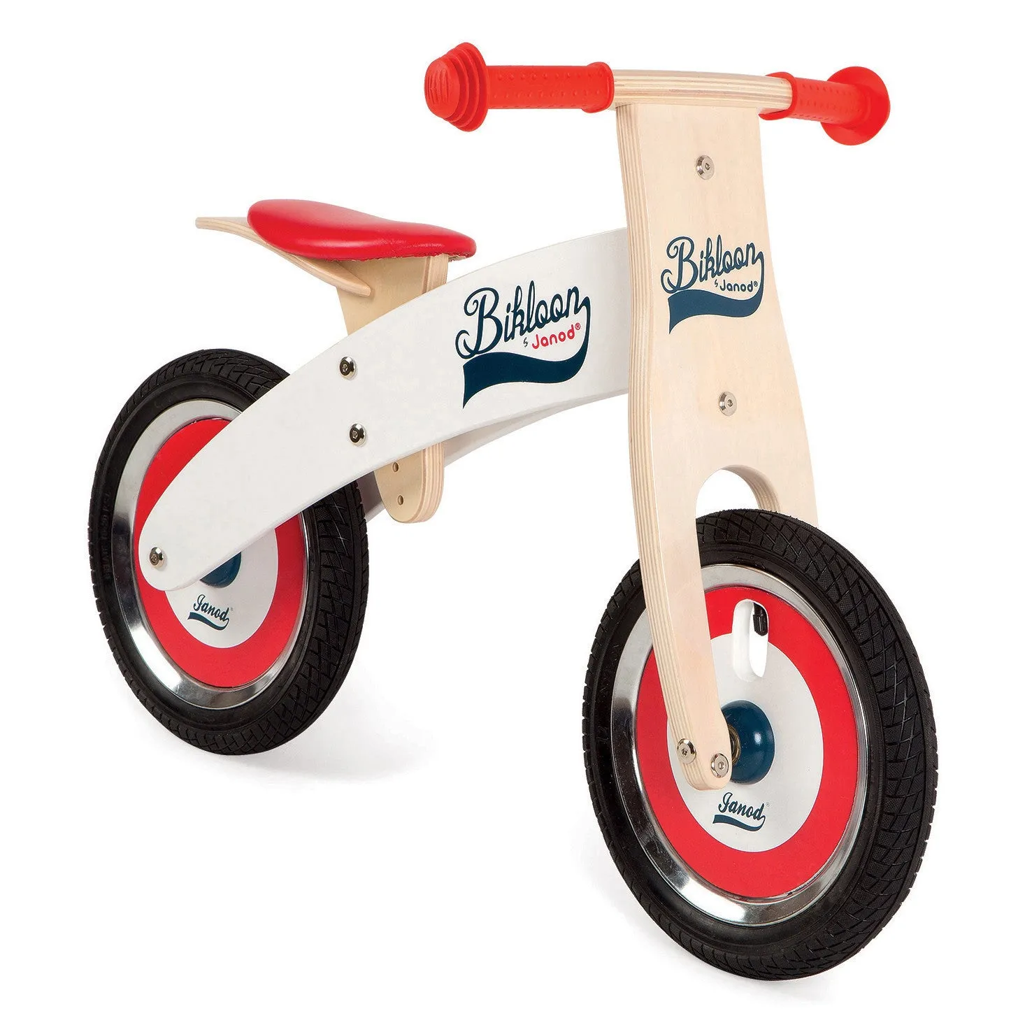 Janod Bikloon Balance Bike Red White