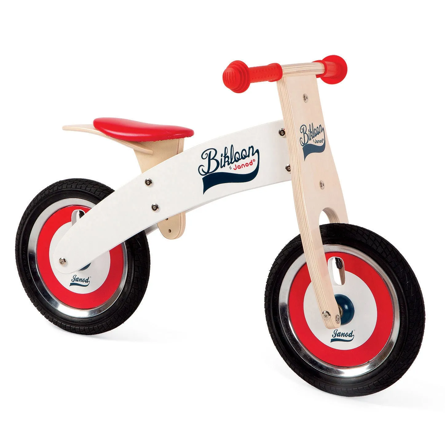 Janod Bikloon Balance Bike Red White