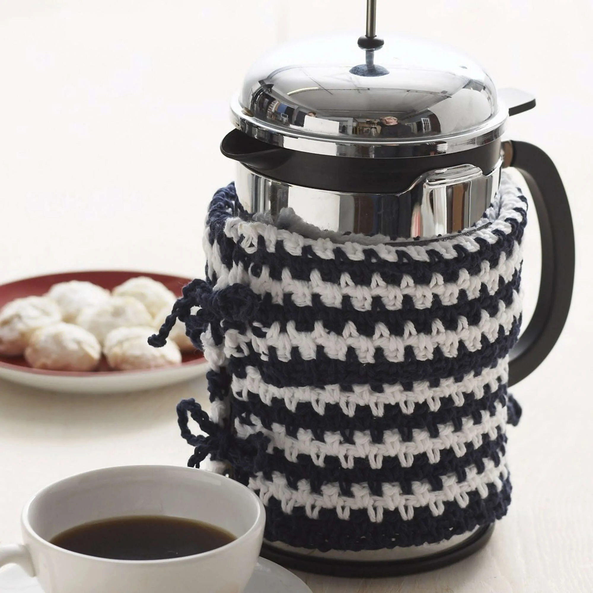 Lily Sugar'n Cream Basic Striped French Press Cozy