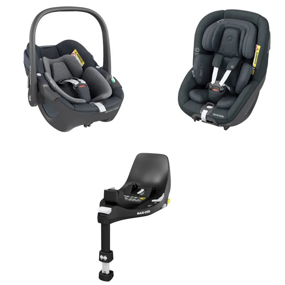 Maxi-Cosi 360 Family Bundle - Essential Graphite