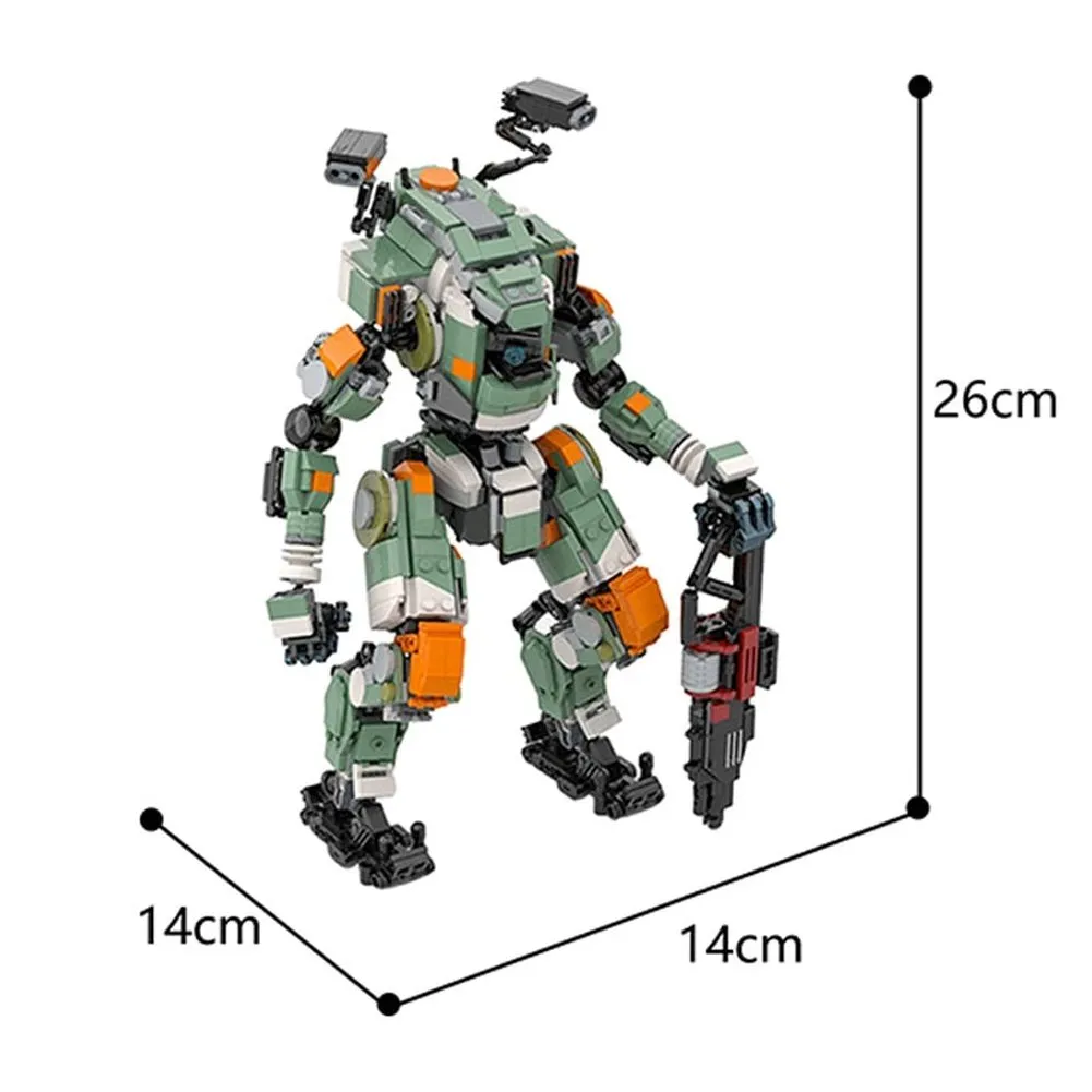 MOC NON  Creative Expert Mecha Game Titanfall 2 BT-7274 Vanguard-class Titan Technical Robot Building Blocks toys