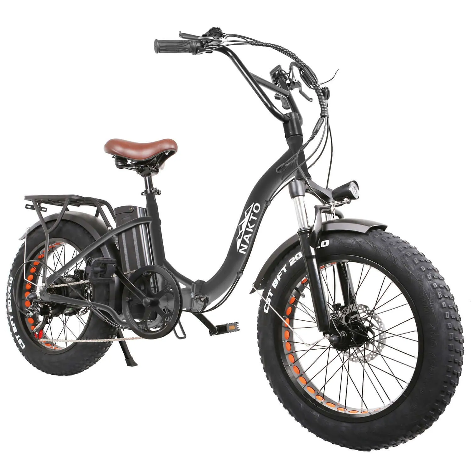 Nakto OX 20" Fat Tire Folding Electric Bicycle