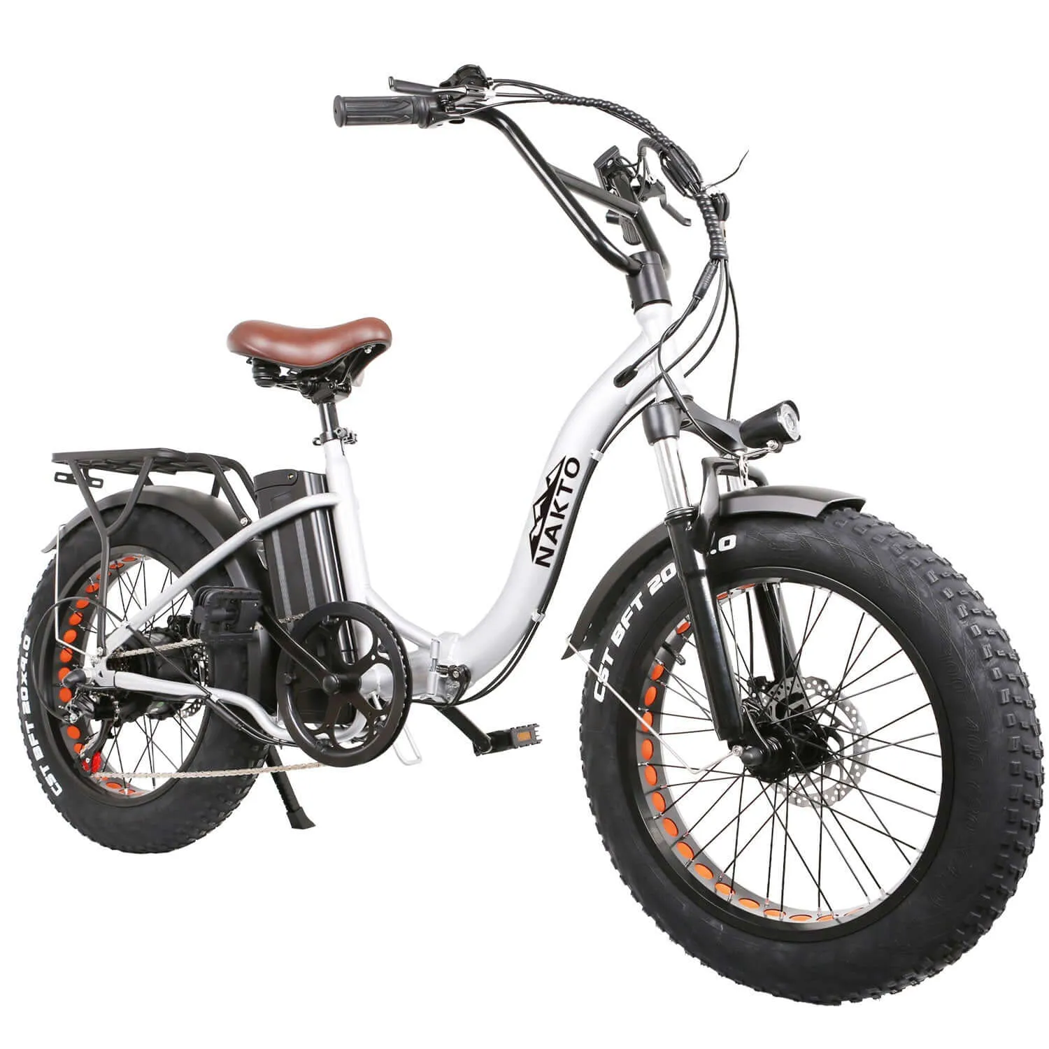 Nakto OX 20" Fat Tire Folding Electric Bicycle