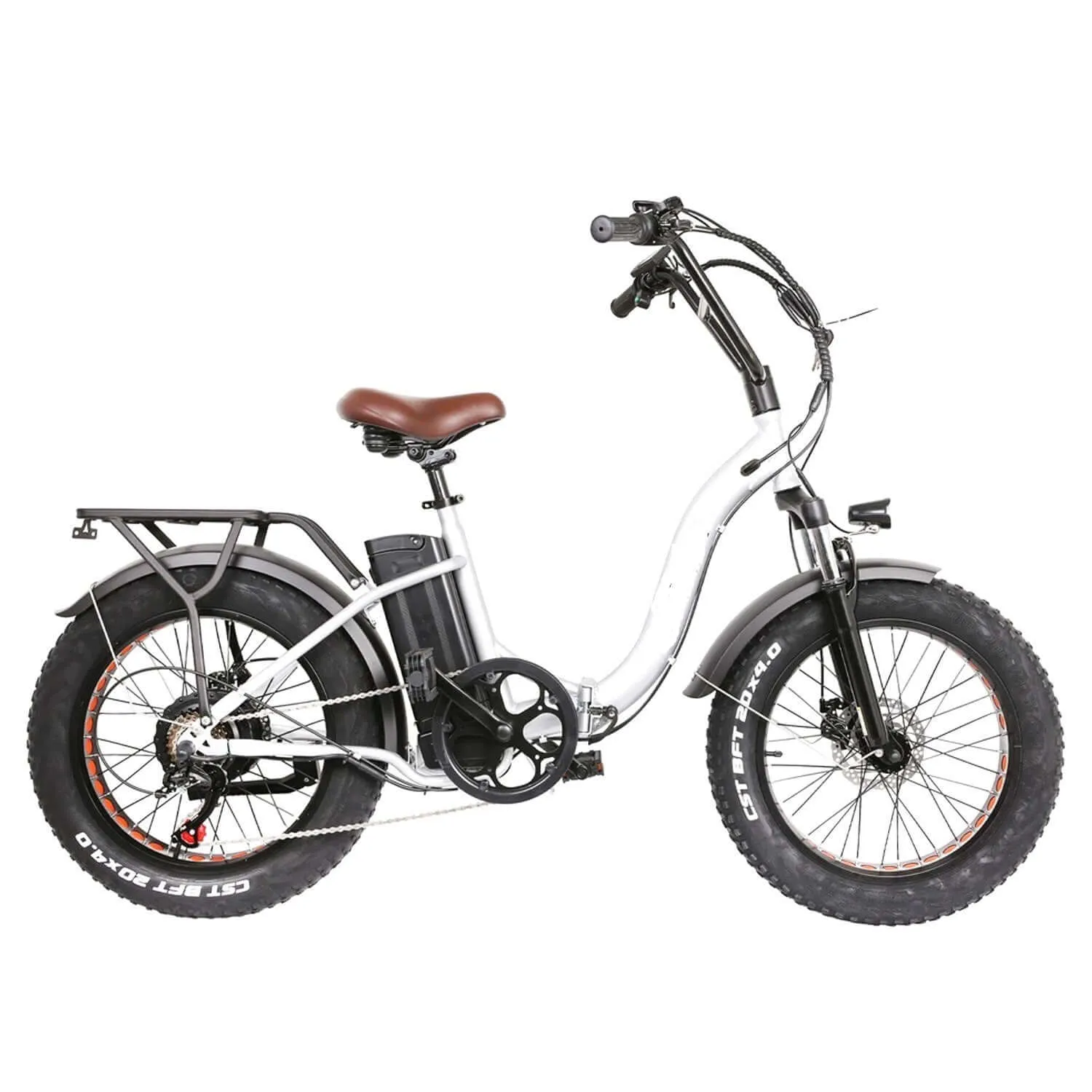 Nakto OX 20" Fat Tire Folding Electric Bicycle