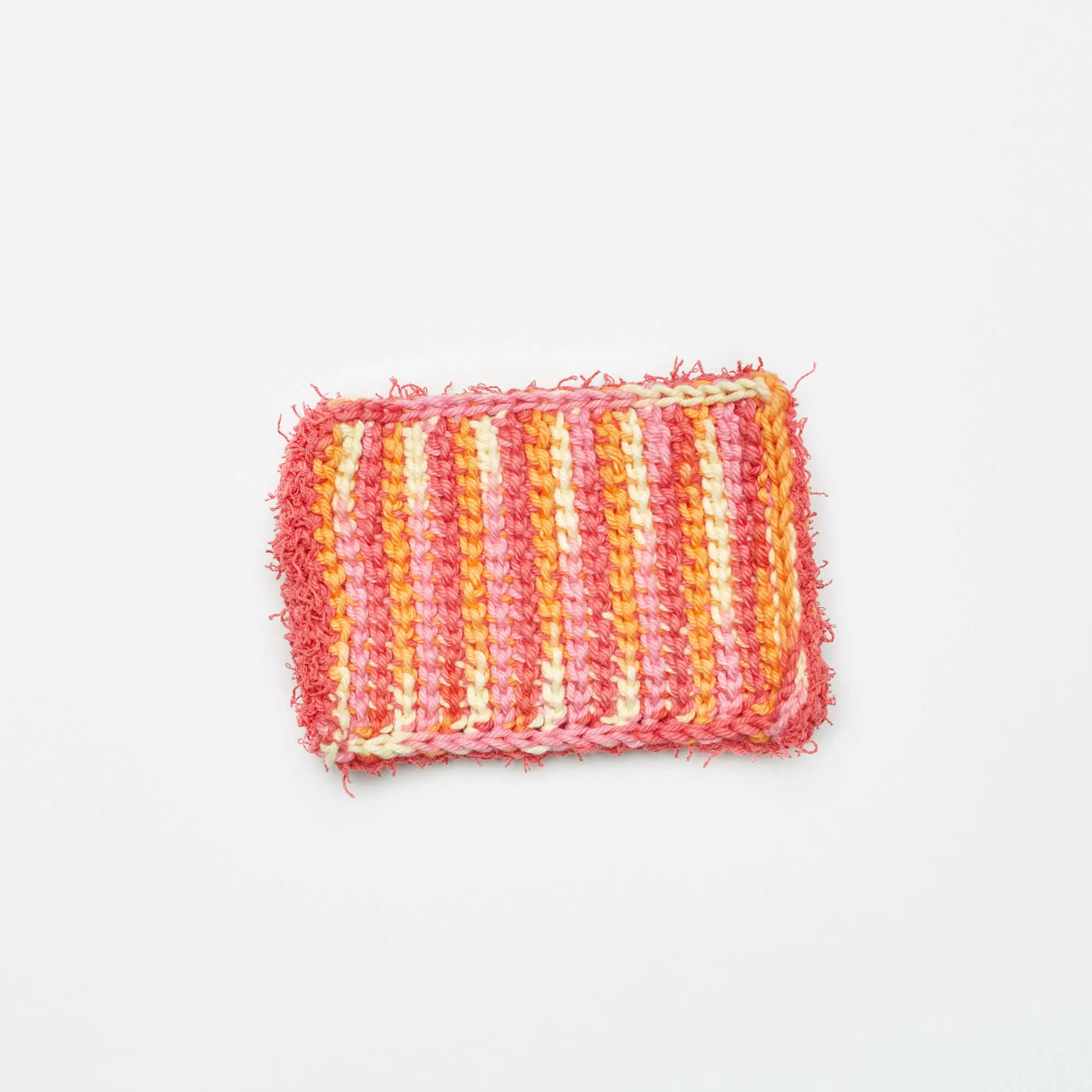 Red Heart Crochet Tunisian Two-Texture Scrubby