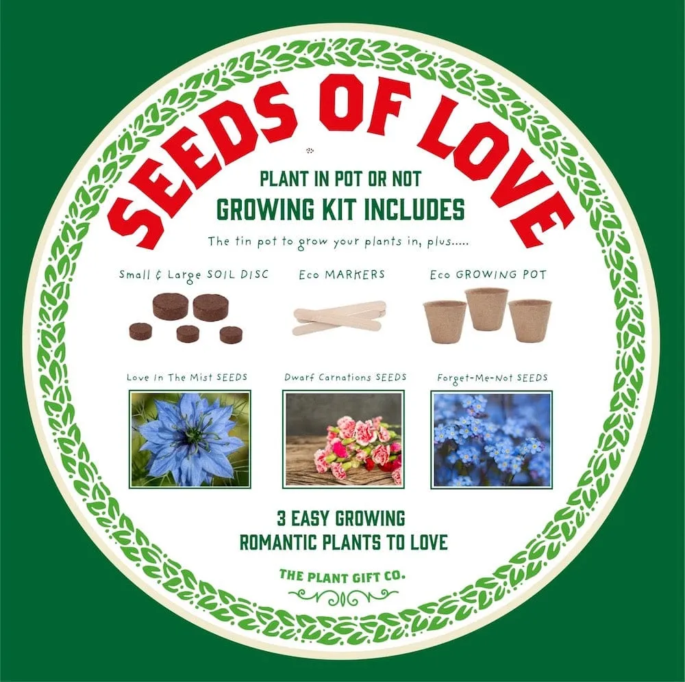 Seeds of Love Growing Kit by The Plant Gift Co.