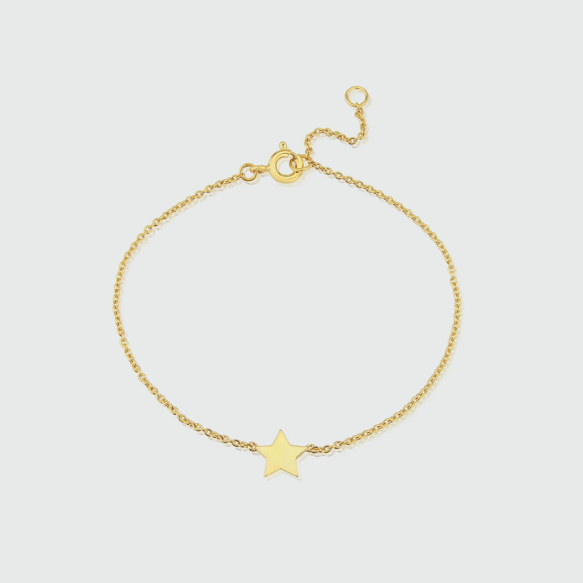 Soho Yellow Gold Star Bracelet