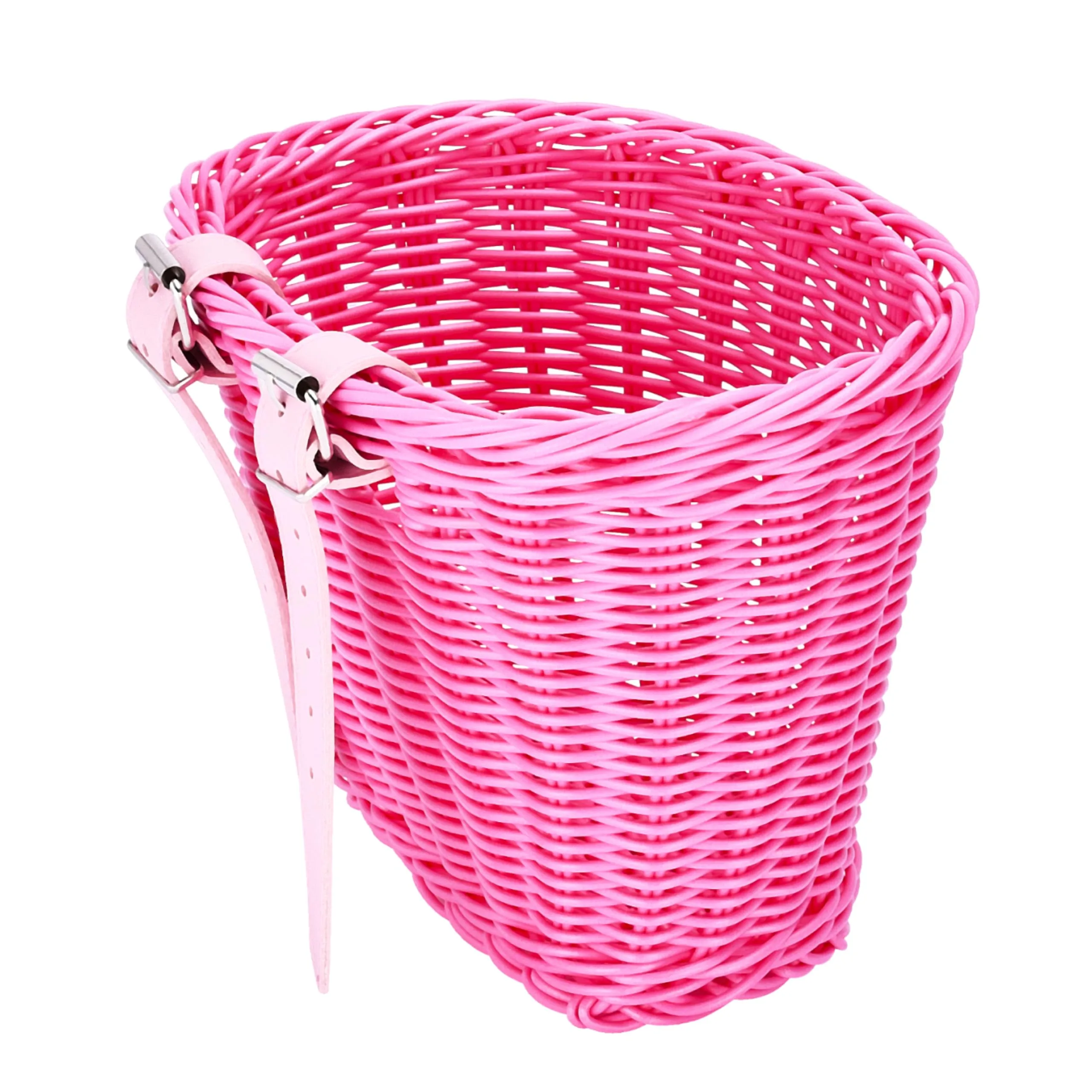 Steady Doggie Pink Bike Basket - Front Bike Baskets - Bicycle Basket - Easy