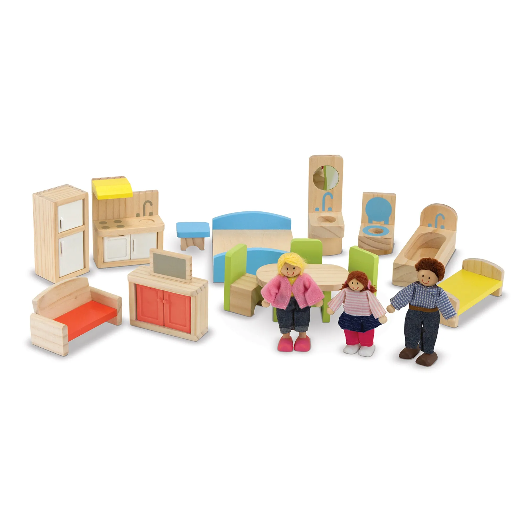 Wooden Hi-Rise Dollhouse